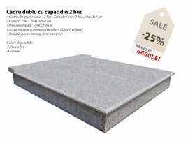 cadru dublu cu capac din 2 buc