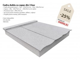 cadru dublu cu capac din 3 buc